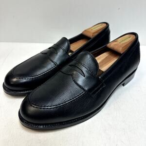 NWOT Todd Snyder x Alden Flex Welt Penny Loafer Black Calf Made in USA 10 D